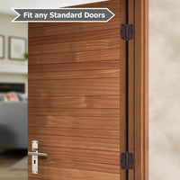 3.5" Oil-Rubbed Bronze Door Hinges: 5/8" Radius, Reversible Pin