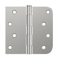 4" Brushed Nicke Hinges, Square x 5/8" Radius