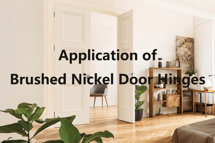Application of  Brushed Nickel Door Hinges