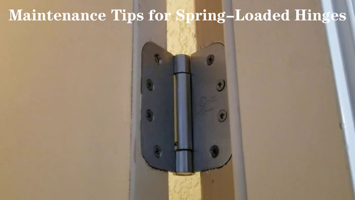 Maintenance Tips for Spring-Loaded Hinges – tdchinges