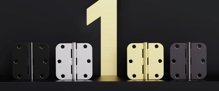 How Surface Finishes Boost Durability & Style of Commercial Door Hinges