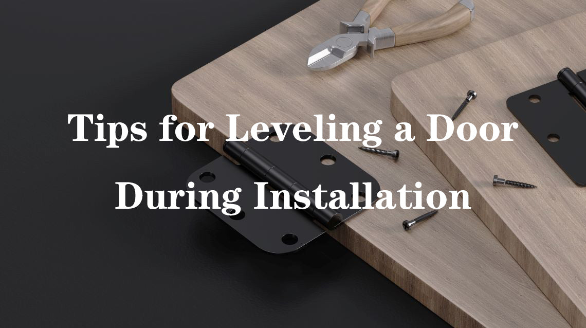 Leveling Hinge Tips for Leveling a Door During Installation – tdchinges