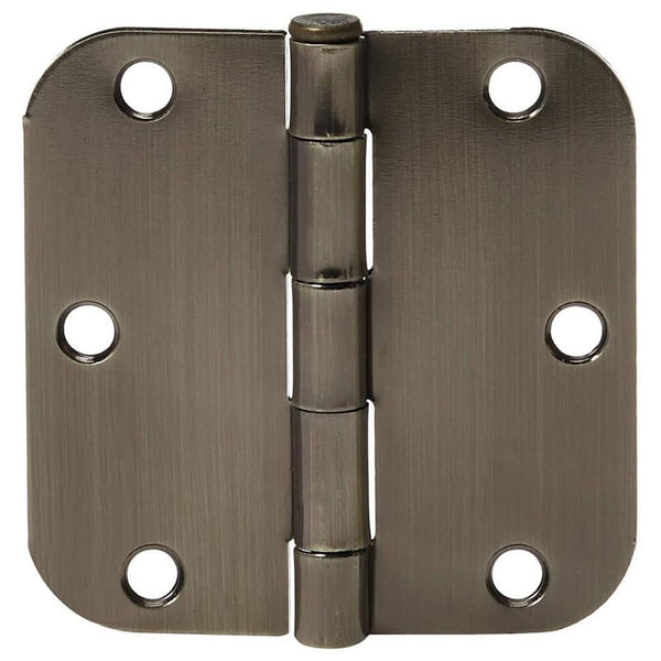 3.5" x 3.5" Plain Bearing 5/8" Radius Mortise Door Hinge - Wholesale