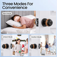 Smart Door Locks– Fingerprint Keypad, App, Key