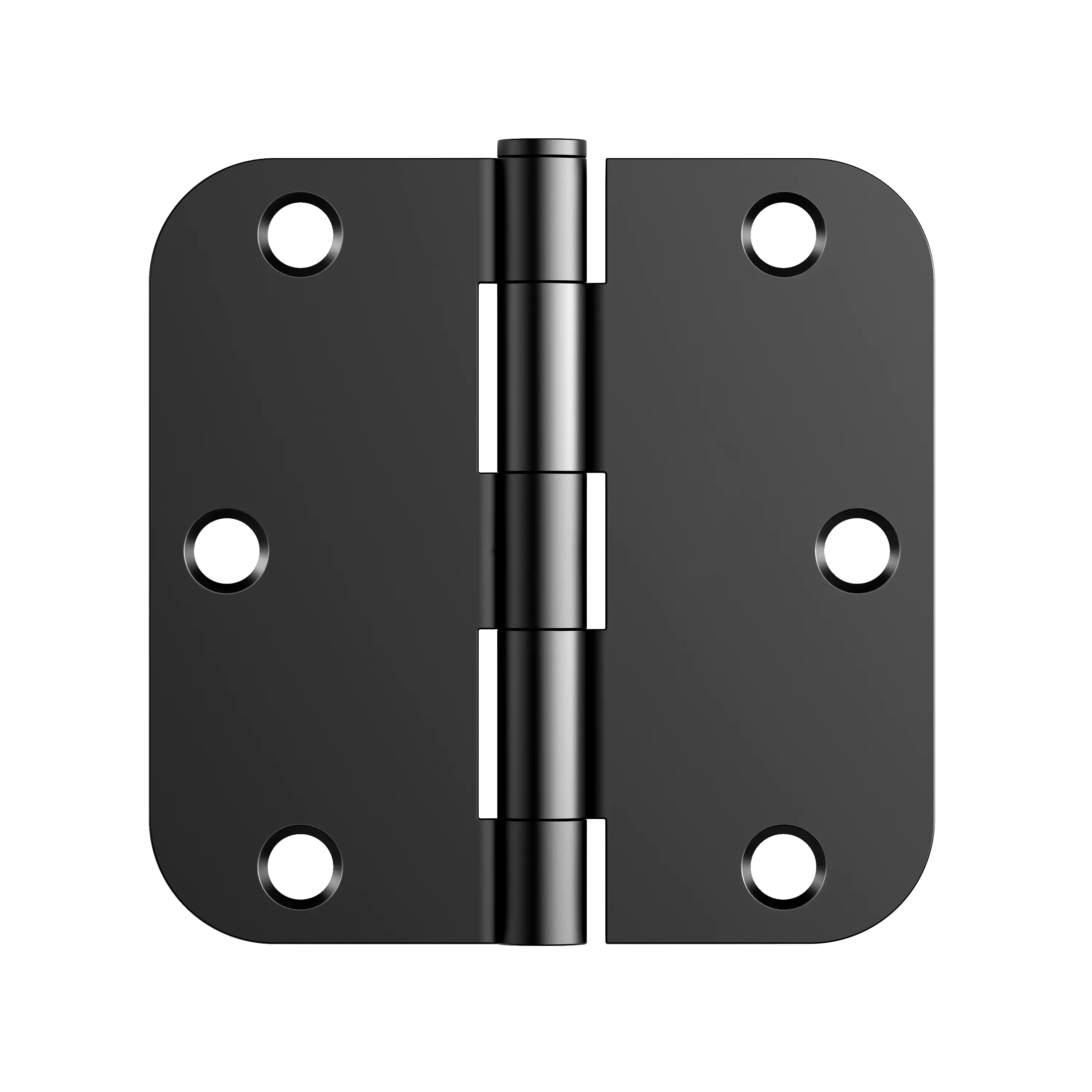 Black Door Hinges with 3.5 Inch & 5/8