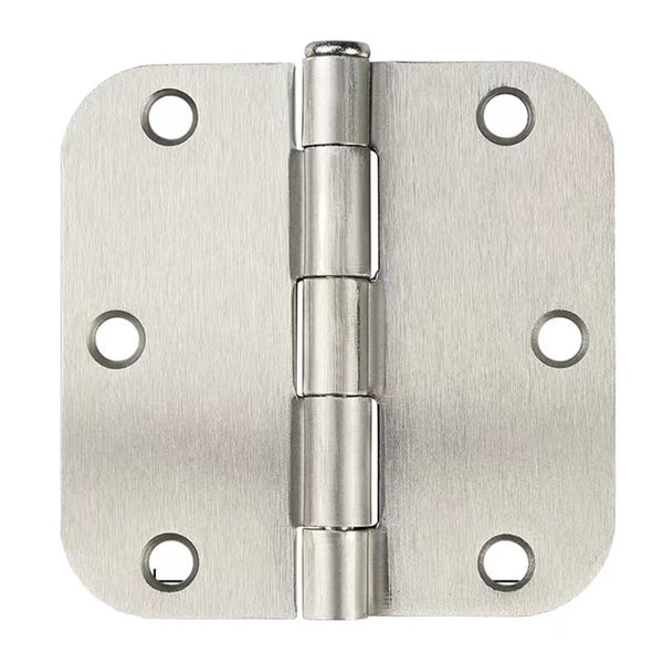 3.5" x 3.5" Plain Bearing 5/8" Radius Mortise Door Hinge - Wholesale