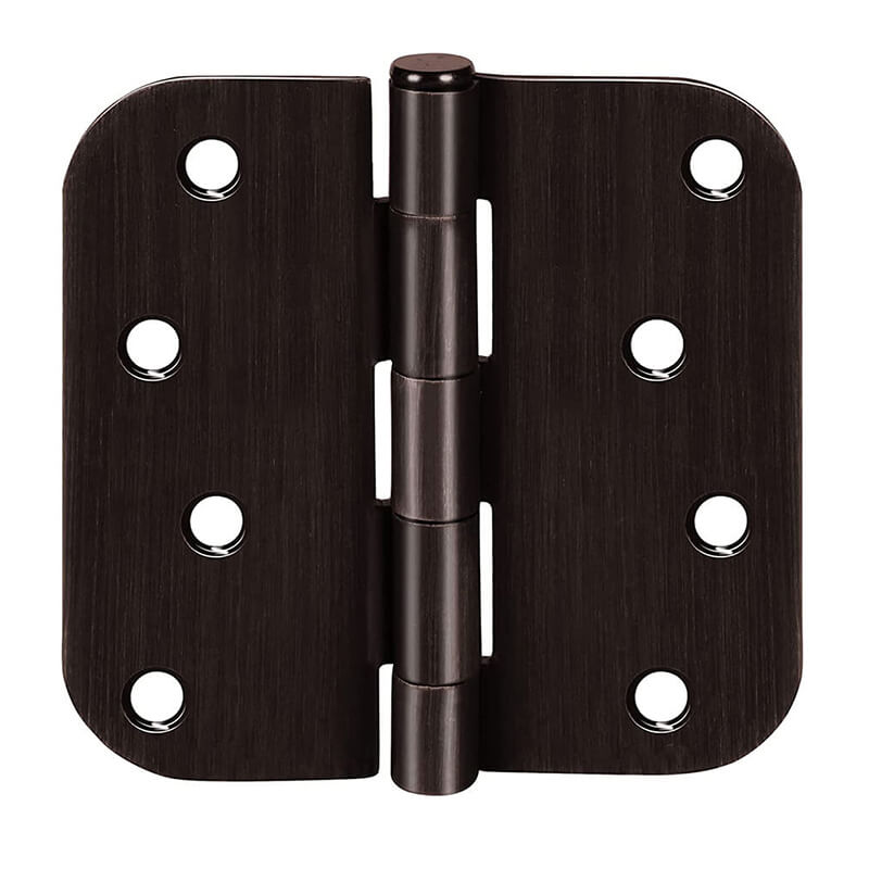 3.5" x 3.5" Plain Bearing 5/8" Radius Mortise Door Hinge - Wholesale